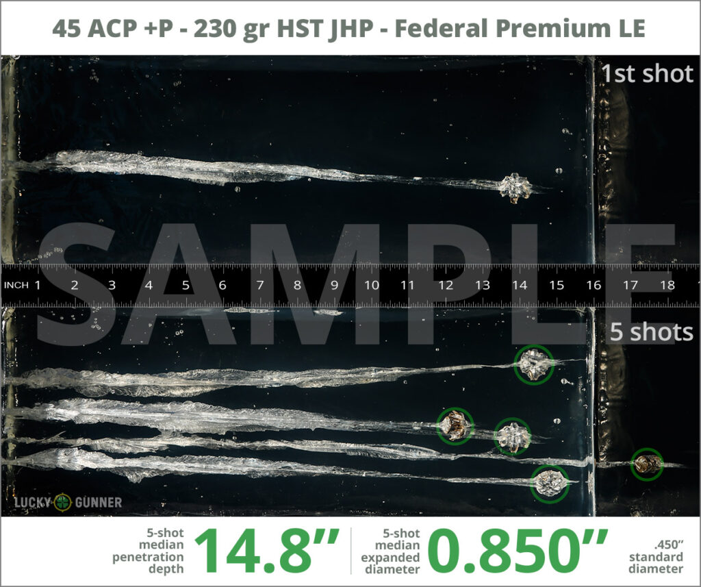 Handgun SelfDefense Ammunition Ballistic Testing Data